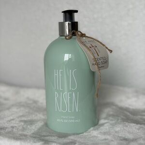 Rae Dunn Easter Hand Soap HE IS RISEN 20 oz New